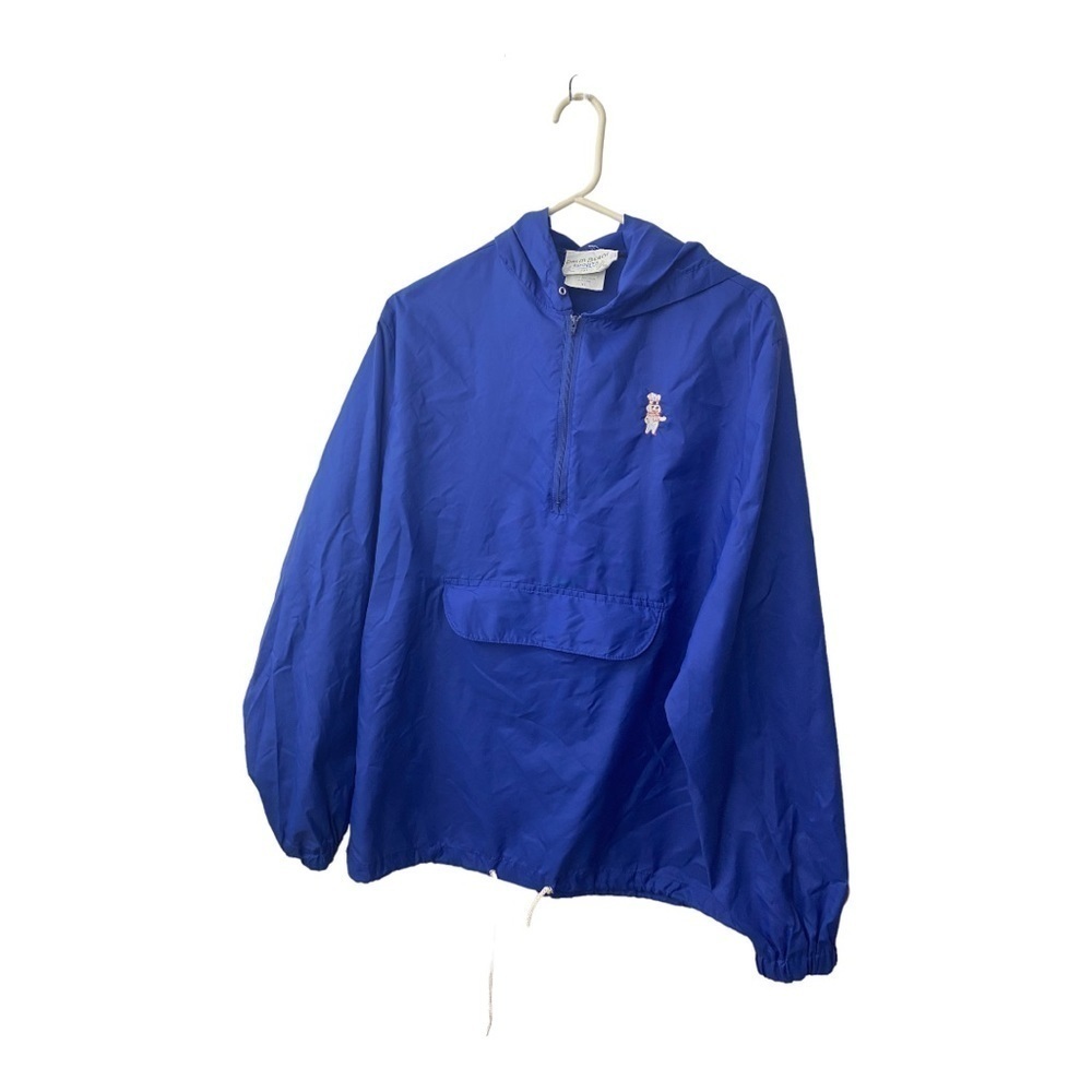 𝅺VINTAGE Pillsbury Dough Boy Windbreaker Pullover with pocket